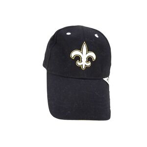 Sun Products New Orleans Saints Baseball Cap Black Fleur-de-lis Adult Adjustable